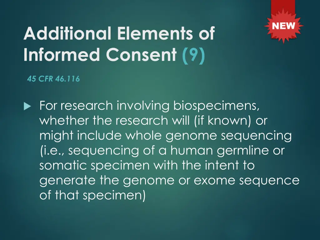 additional elements of informed consent 9