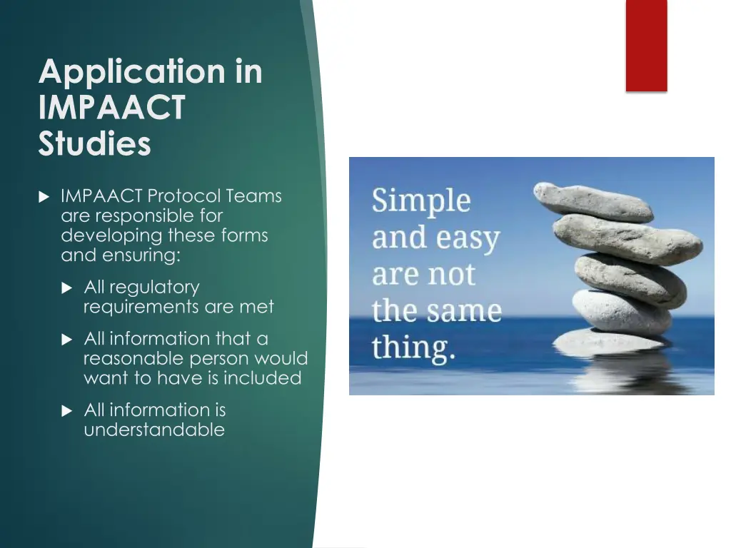 application in impaact studies 4