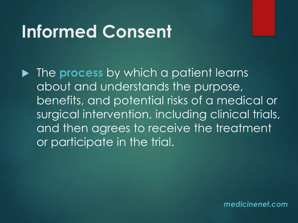 informed consent