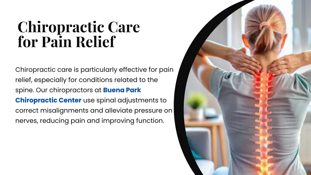 chiropractic care for pain relief