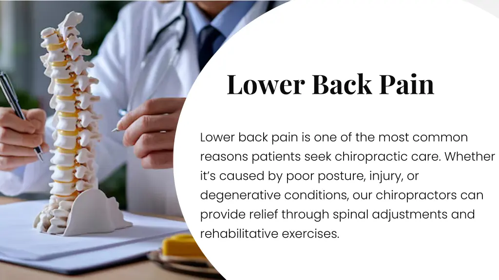 lower back pain