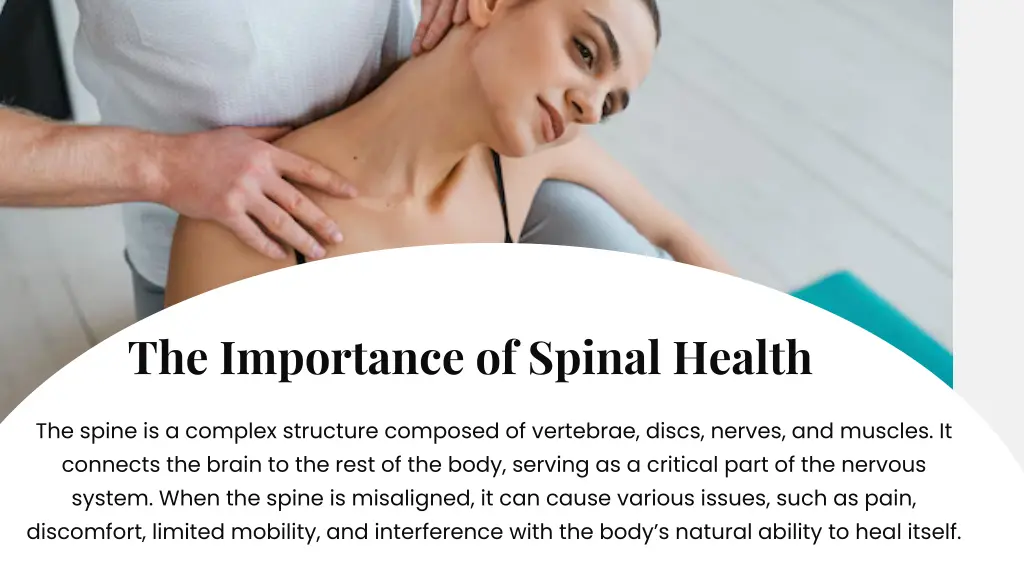 the importance of spinal health