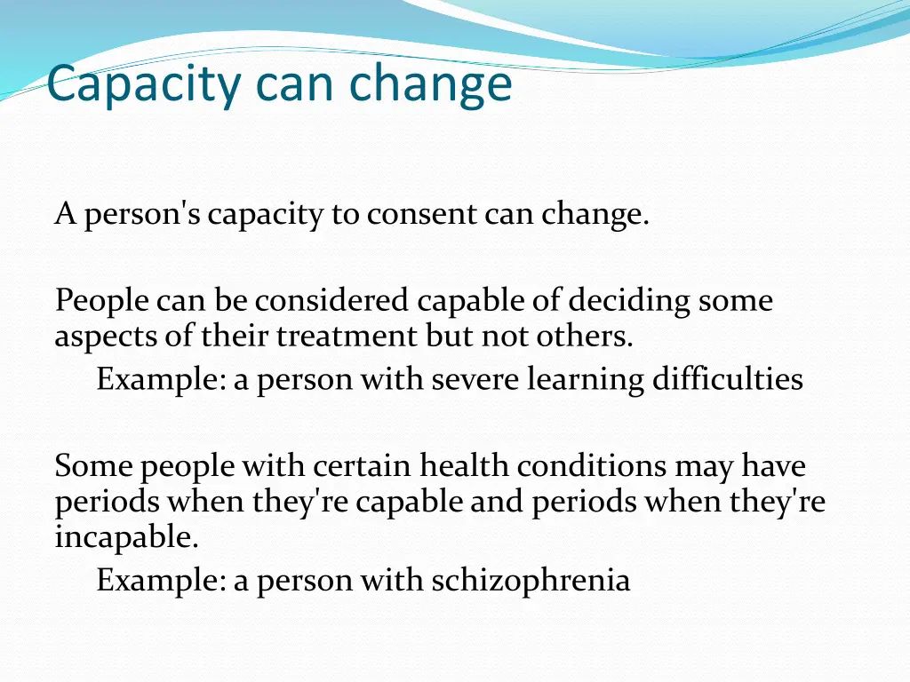 capacity can change