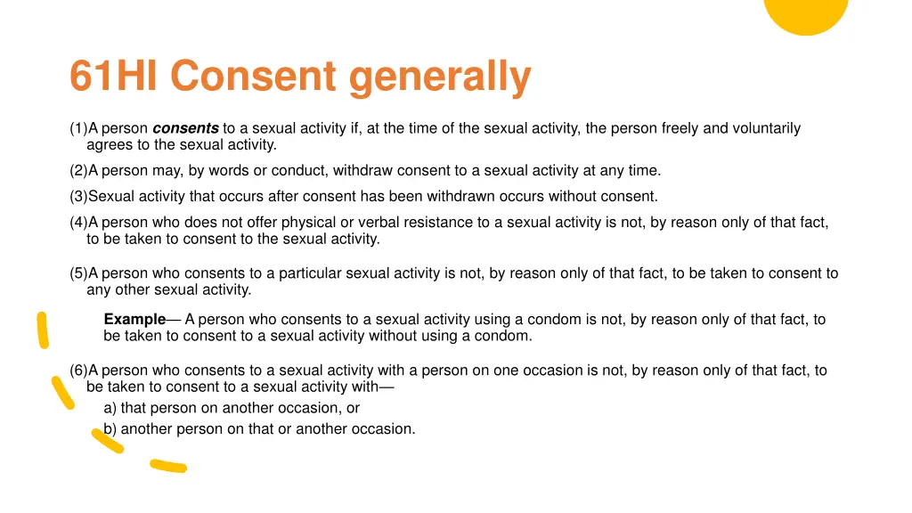 61hi consent generally