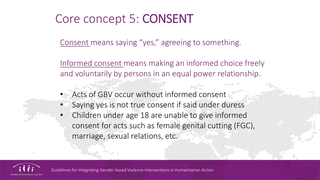 core concept 5 consent