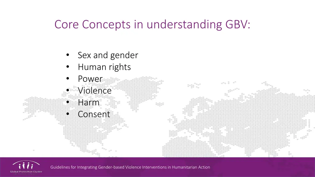 core concepts in understanding gbv