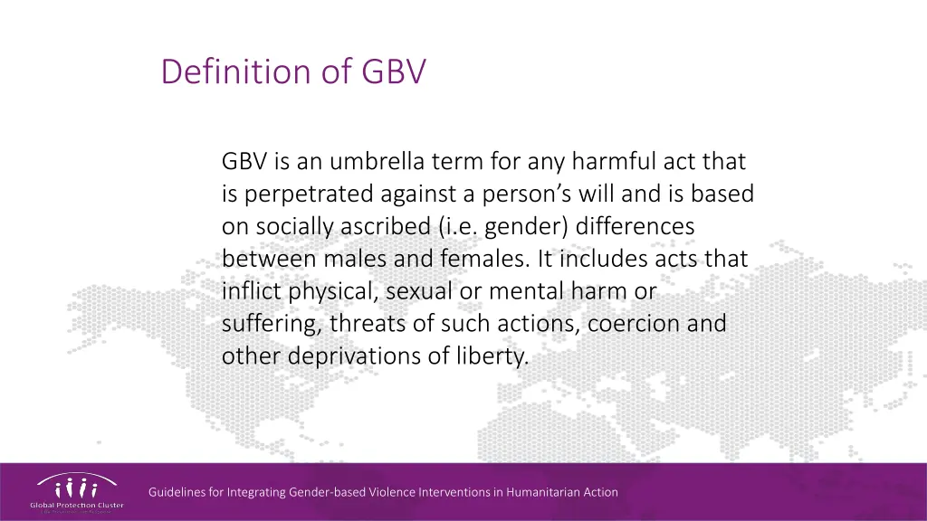 definition of gbv