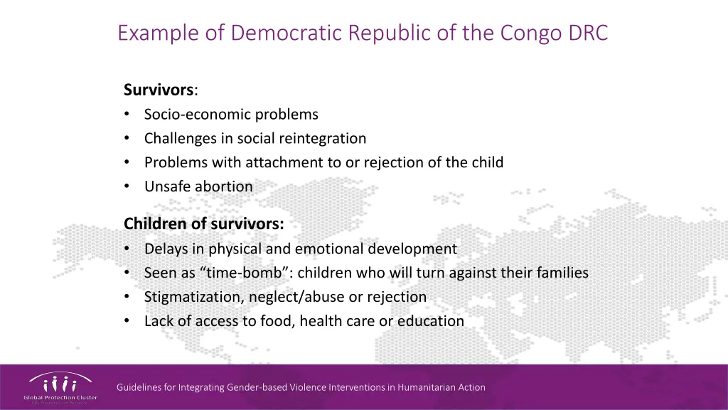 example of democratic republic of the congo drc