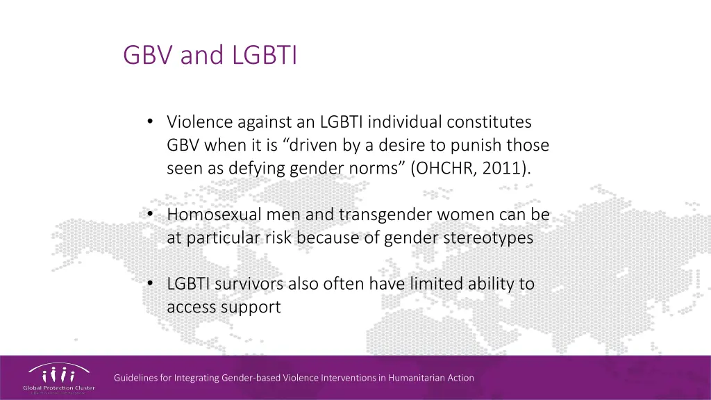 gbv and lgbti