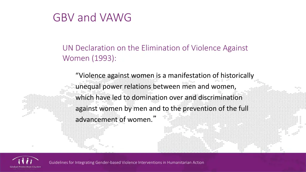 gbv and vawg