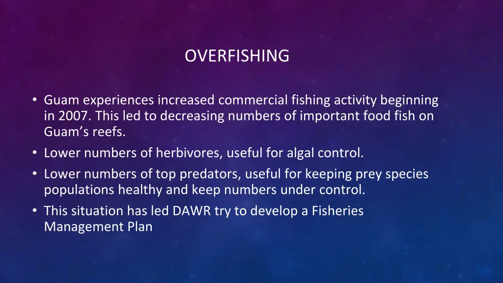 overfishing