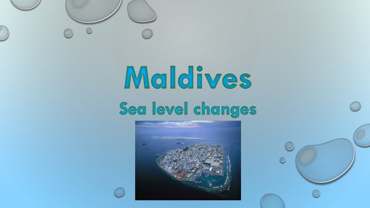 maldives sea level changes