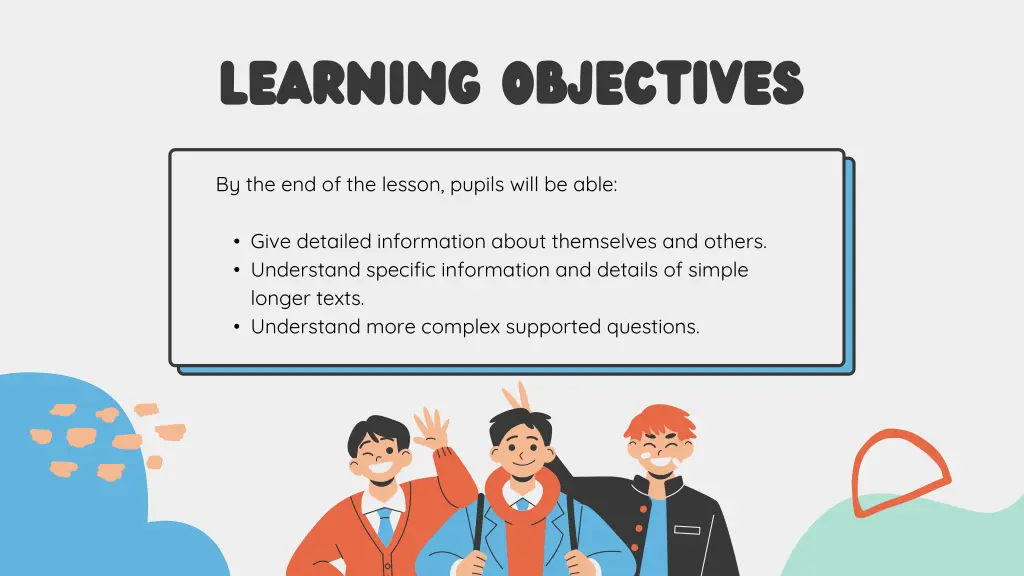 learning objectives