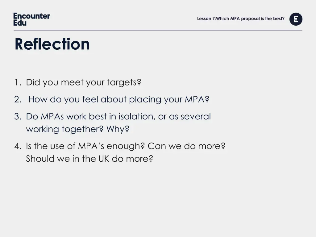 lesson 7 which mpa proposal is the best 5