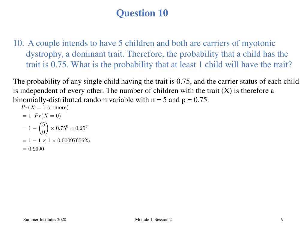 question 10