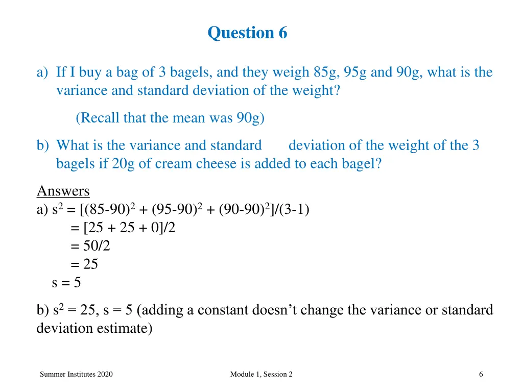 question 6