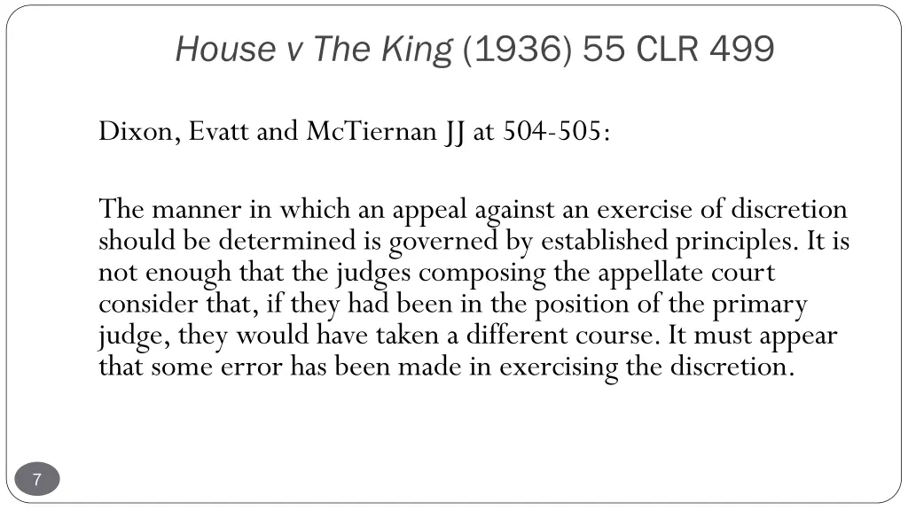 house v the king 1936 55 clr 499