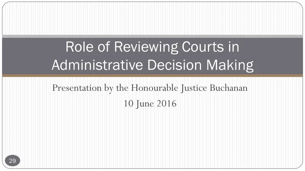 role of reviewing courts in administrative 1