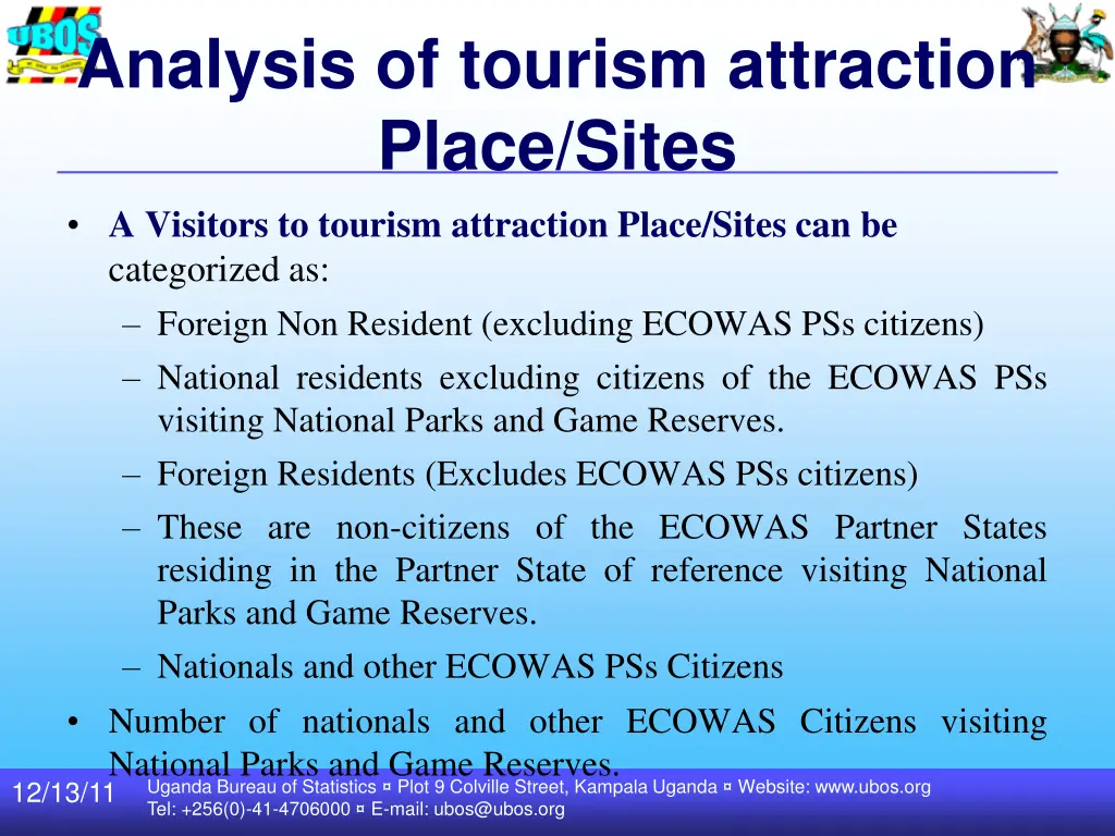 analysis of tourism attraction place sites 1
