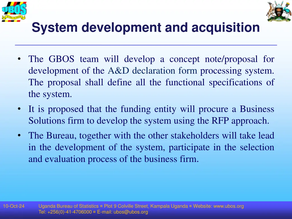 system development and acquisition