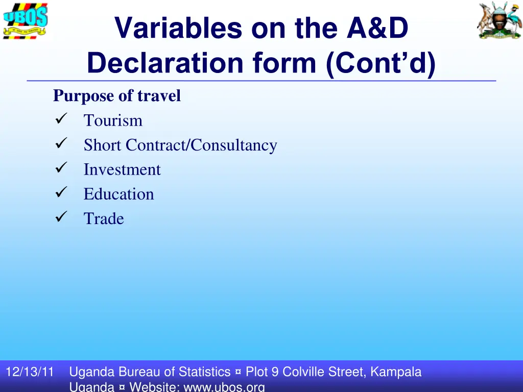 variables on the a d declaration form cont 1