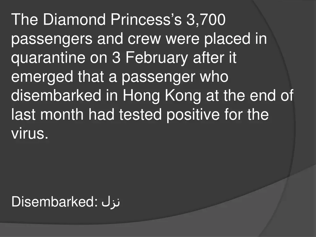 the diamond princess s 3 700 passengers and crew