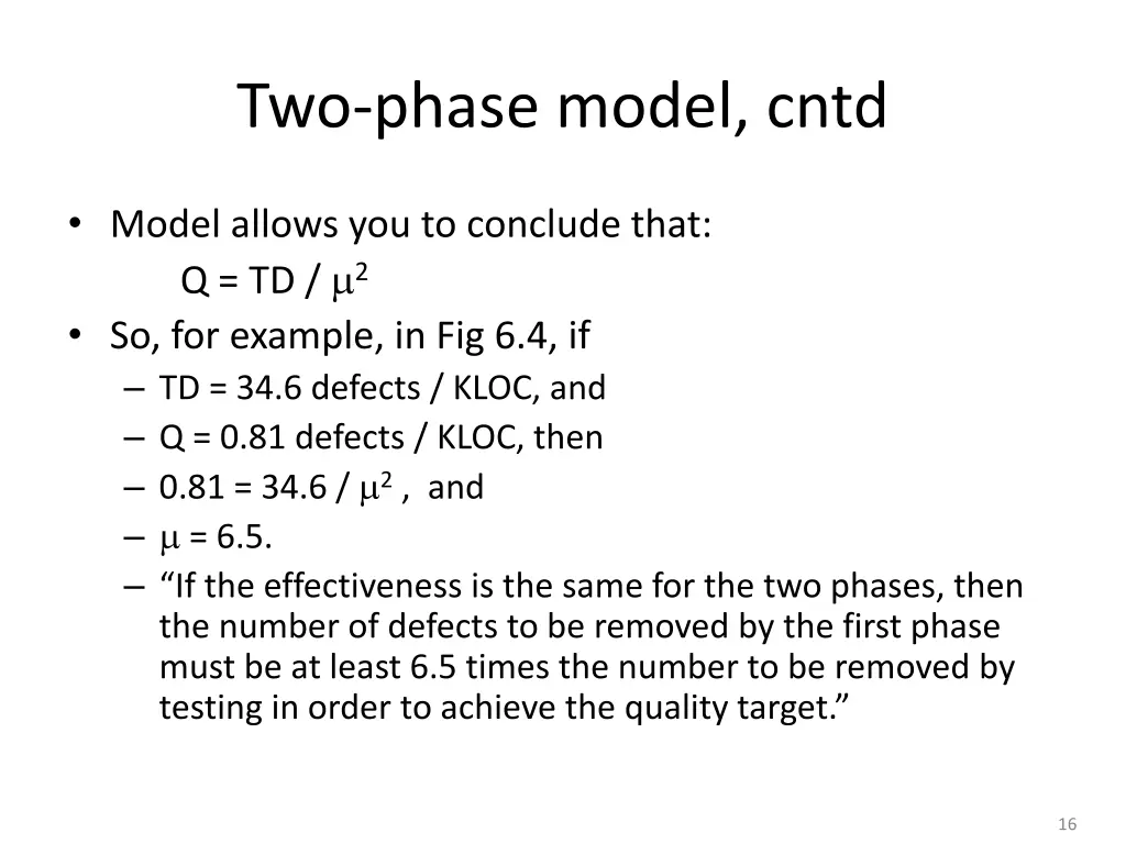 two phase model cntd 1