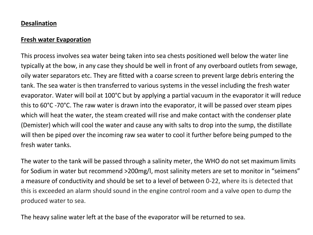 desalination