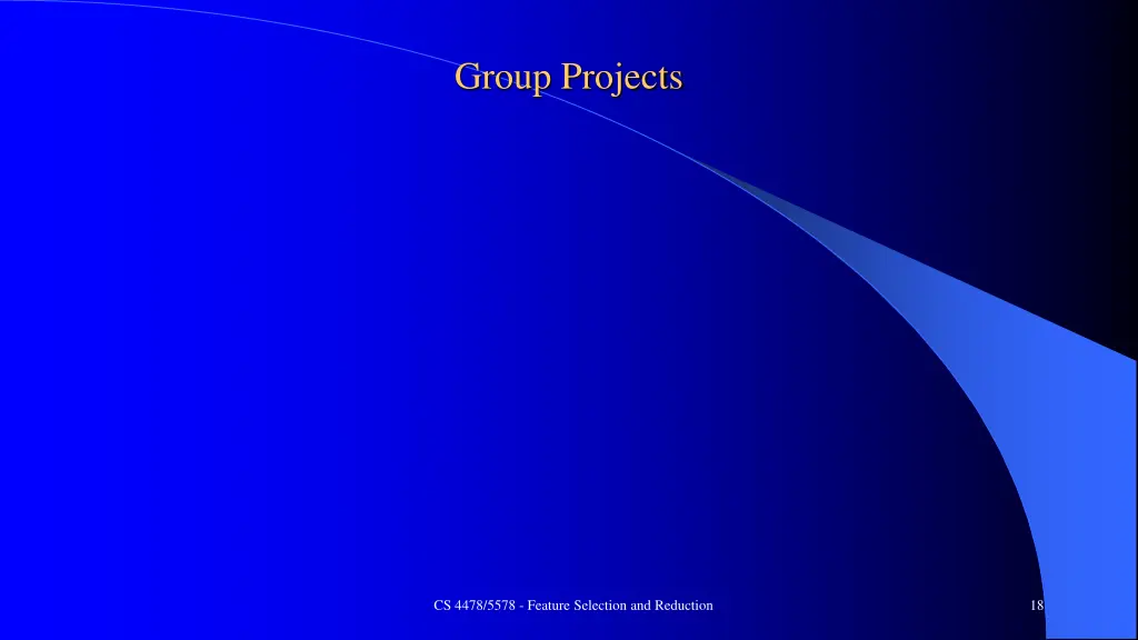 group projects