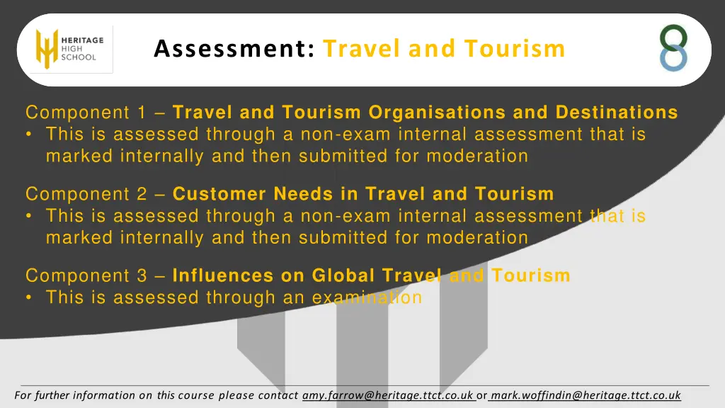 assessment travel and tourism