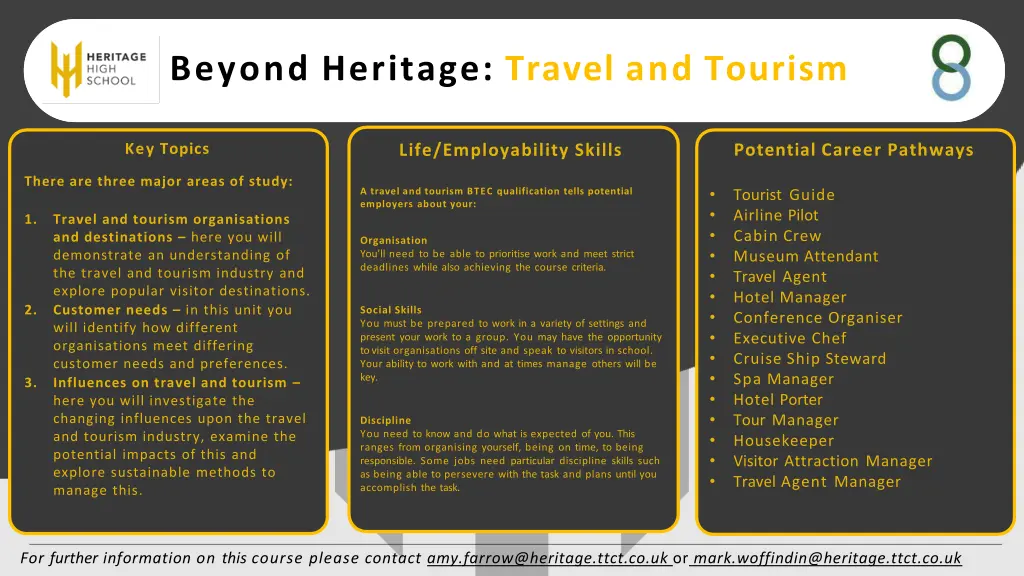 beyond heritage travel and tourism