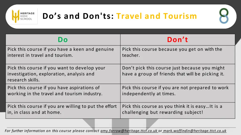 do s and don ts travel and tourism