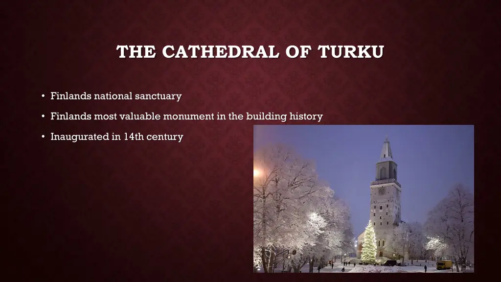 the cathedral of turku