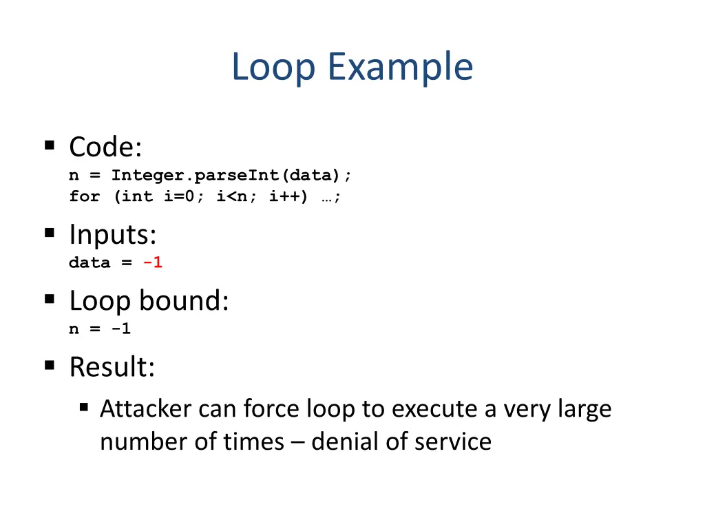 loop example