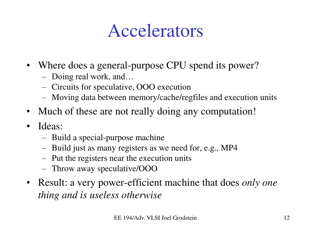 accelerators