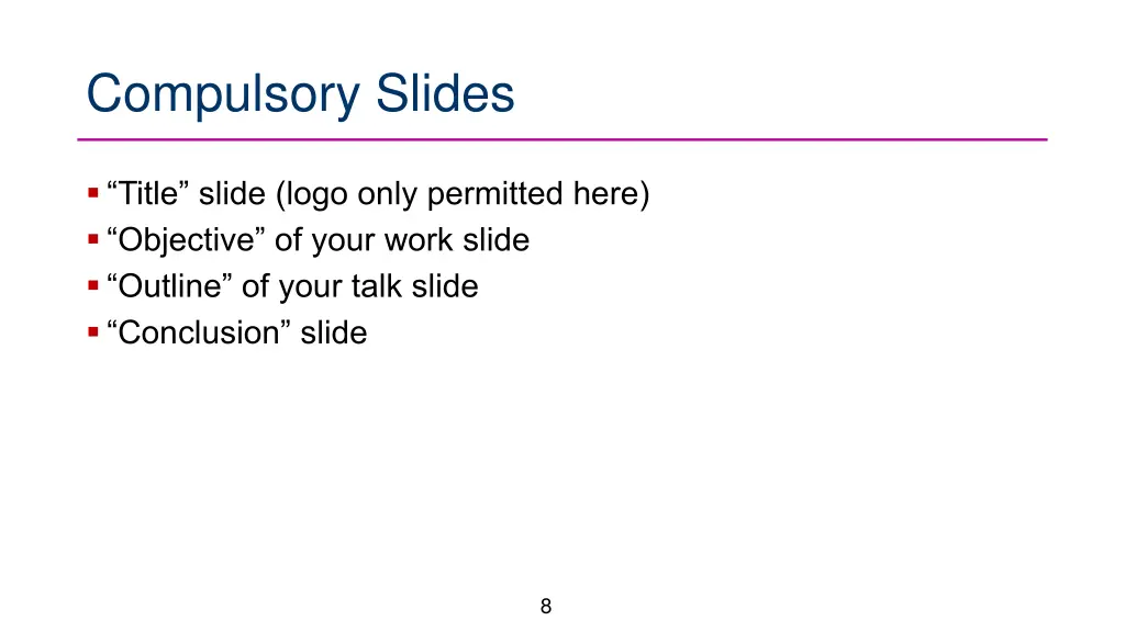 compulsory slides