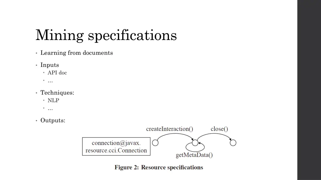 mining specifications 1