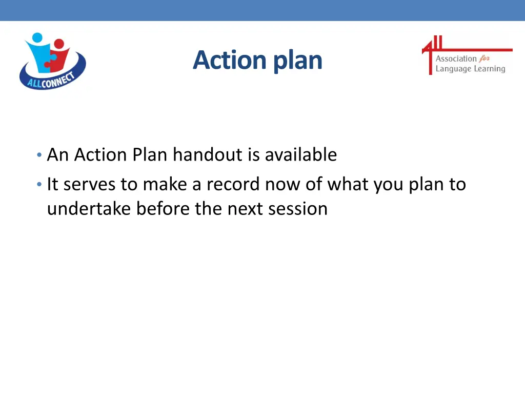 action plan