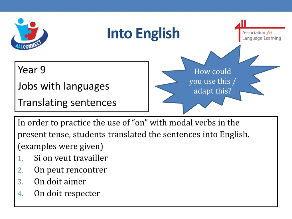 into english 2