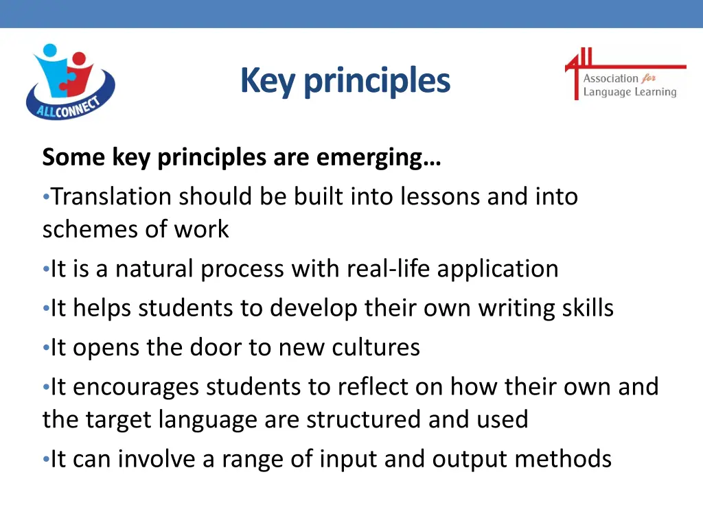 key principles