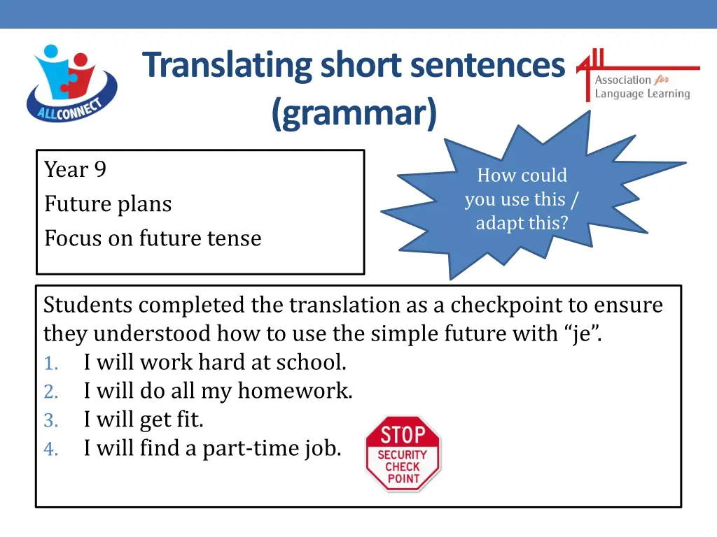 translating short sentences grammar