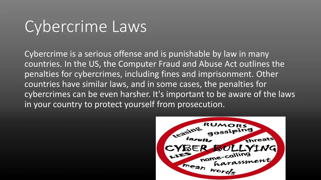 cybercrime laws