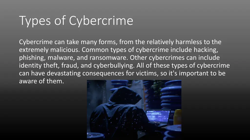 types of cybercrime