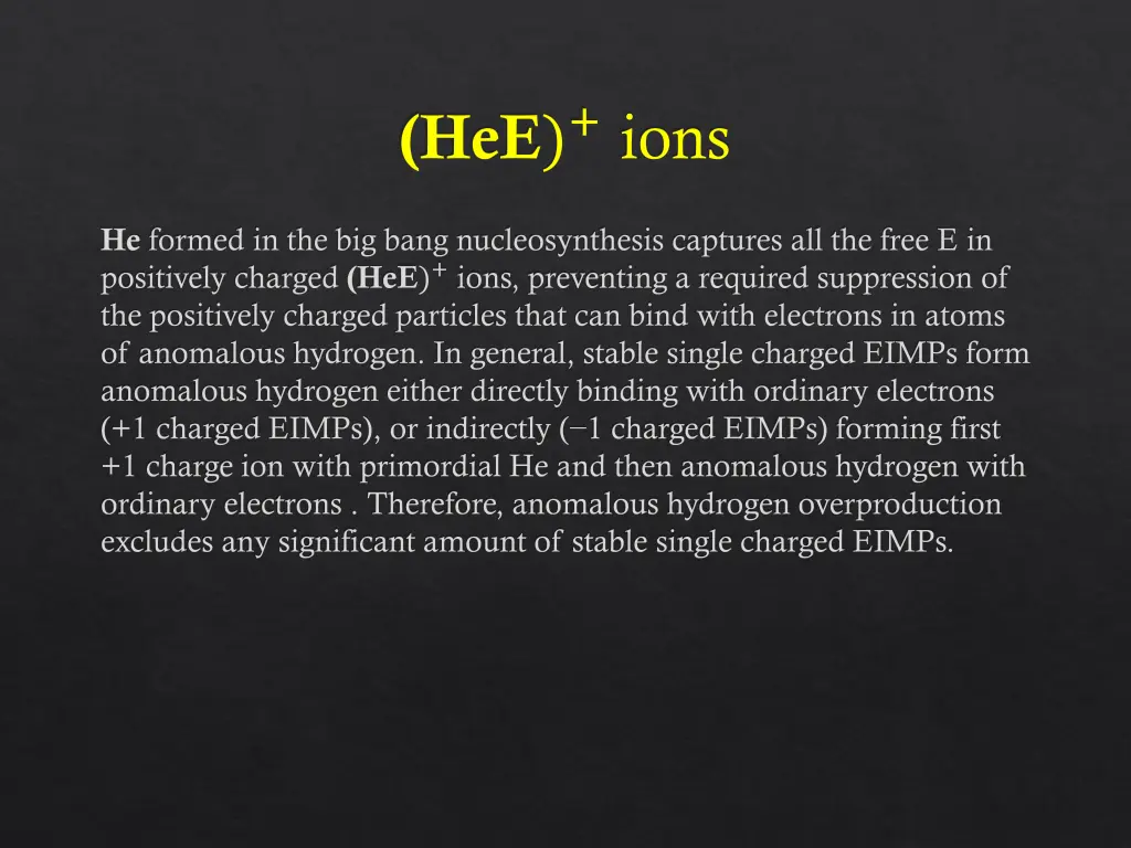 hee ions