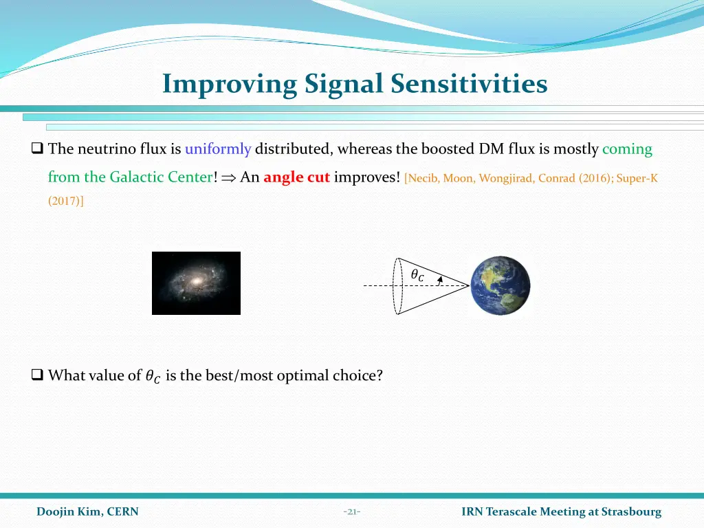 improving signal sensitivities