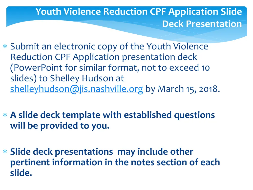 youth violence reduction cpf application slide 1