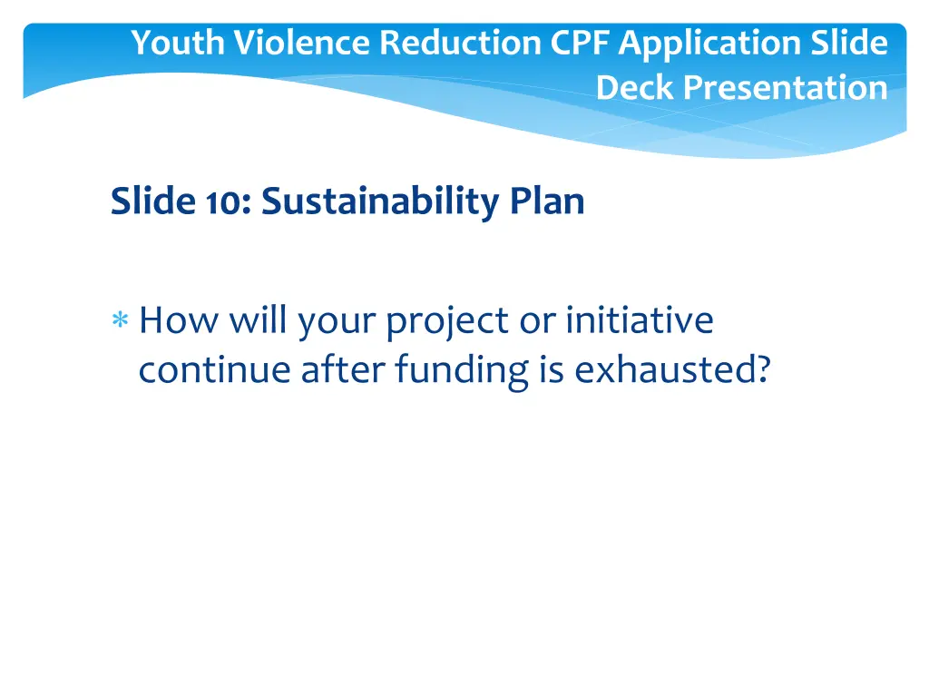 youth violence reduction cpf application slide 10