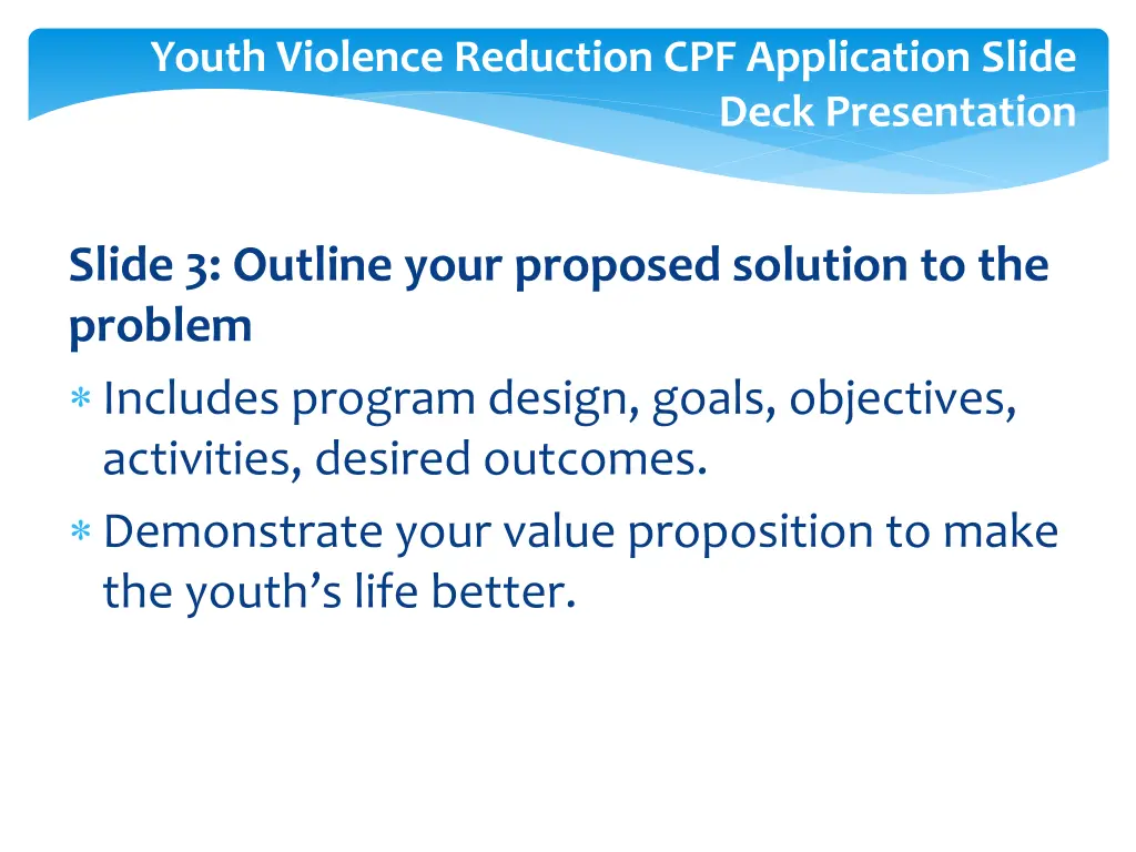 youth violence reduction cpf application slide 4