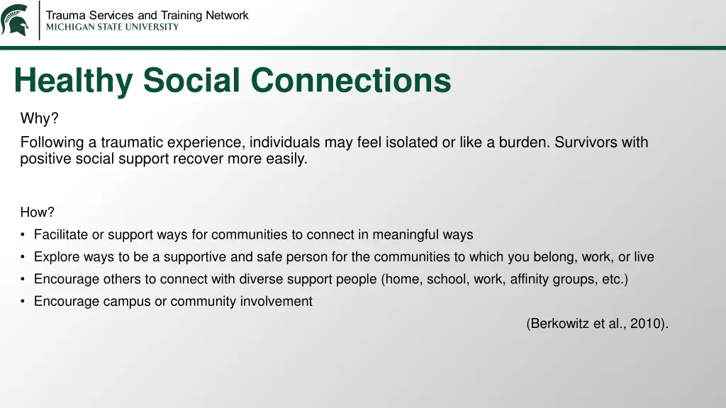 healthy social connections