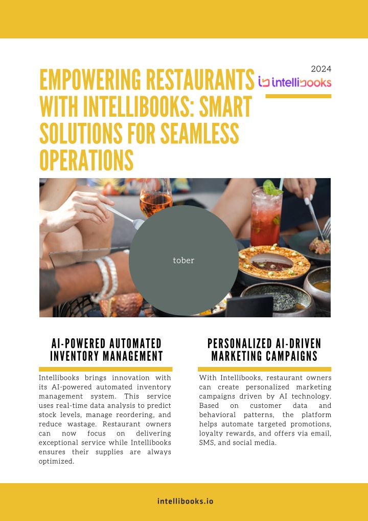 empowering restaurants with intellibooks smart